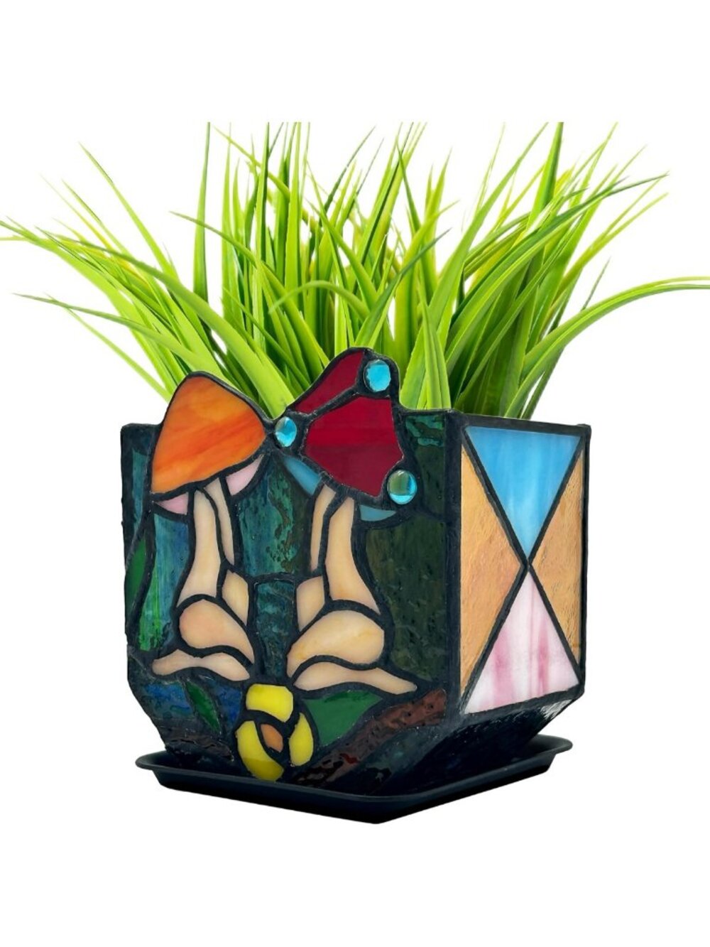 Cute Mushroom Lady Planter with Drainage Hole | Unique Aesthetic Flower Pot